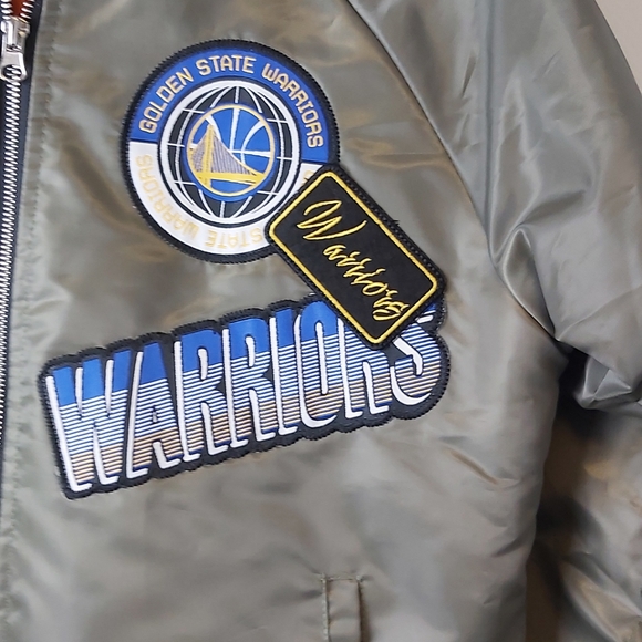 Golden State Warriors Bomber Jacket - Picture 3 of 8
